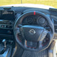 Sports Black Leather Steering Wheel – Nissan Y62 Patrol
